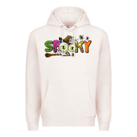 Pale Pink spooky Premium Hoodie - AdoDesignShop
