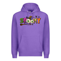 Purple spooky Premium Hoodie - AdoDesignShop