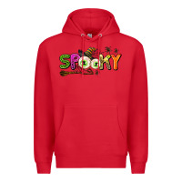 Red spooky Premium Hoodie - AdoDesignShop