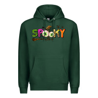 Sports Green spooky Premium Hoodie - AdoDesignShop