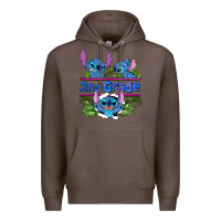 Coffee preview flower stitch 2nd grade Premium Hoodie - AdoDesignShop