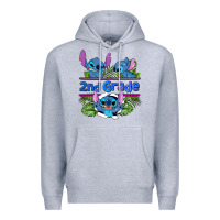 Heather Grey preview flower stitch 2nd grade Premium Hoodie - AdoDesignShop