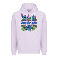 Lilac preview flower stitch 2nd grade Premium Hoodie - AdoDesignShop