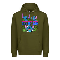 Army Green preview flower stitch 2nd grade Premium Hoodie - AdoDesignShop
