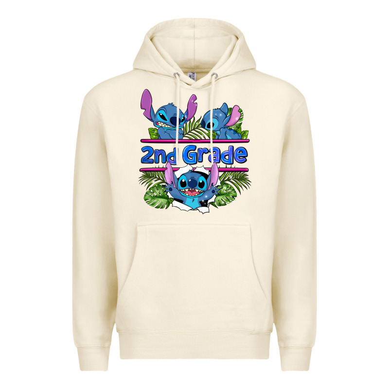 Preview Flower Stitch 2nd Grade Premium Hoodie by AdoDesignShop | Teevron