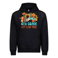 Black 4th grade let's do this Urban Hoodie - JahusDesignShop