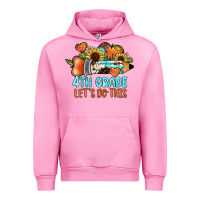 Fuchsia Pink 4th grade let's do this Urban Hoodie - JahusDesignShop