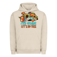 Pigment French Oak 4th grade let's do this Urban Hoodie - JahusDesignShop