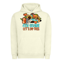 Pigment Pistachio 4th grade let's do this Urban Hoodie - JahusDesignShop
