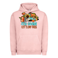 Pigment Salmon 4th grade let's do this Urban Hoodie - JahusDesignShop