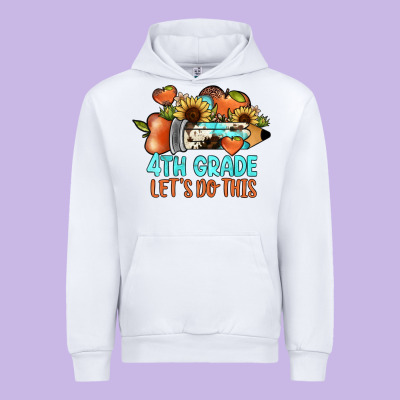 4th Grade Let's Do This Urban Hoodie Designed By Jahusdesignshop