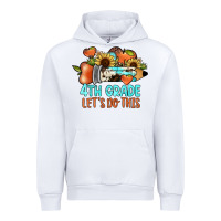 White 4th grade let's do this Urban Hoodie - JahusDesignShop