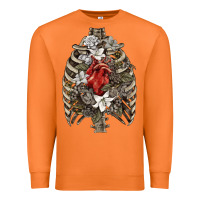 Carrot Skeleton Rib Cage Heart Premium Sweatshirt - RanaPortraitStore