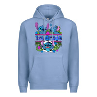 Colony Blue preview flower stitch 1st grade Premium Hoodie - AdoDesignShop