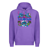 Purple preview flower stitch 1st grade Premium Hoodie - AdoDesignShop