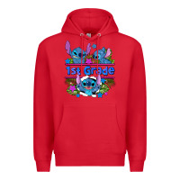 Red preview flower stitch 1st grade Premium Hoodie - AdoDesignShop