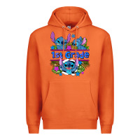 Carrot preview flower stitch 1st grade Premium Hoodie - AdoDesignShop