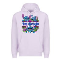 Lilac preview flower stitch 1st grade Premium Hoodie - AdoDesignShop