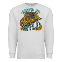 Dove Grey keep it wild tbw Premium Sweatshirt - texasbilliewilder