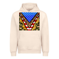 Sandshell american sunflower and camouflage Urban Hoodie - AdoDesignShop