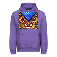 Tulip american sunflower and camouflage Urban Hoodie - AdoDesignShop