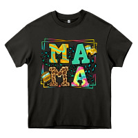 Asphalt School bus driver mama Mother's day Heavy Core Tee - LillyAllenDesigns
