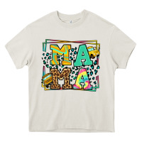 Cream School bus driver mama Mother's day Heavy Core Tee - LillyAllenDesigns