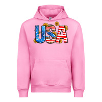 Fuchsia Pink usa sunflower Urban Hoodie - AdoDesignShop