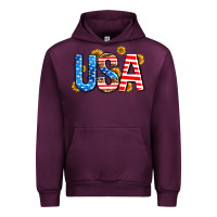 Mauve Wine usa sunflower Urban Hoodie - AdoDesignShop