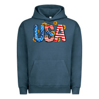 Pigment Midnight Navy usa sunflower Urban Hoodie - AdoDesignShop