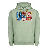 Pigment Oil Green usa sunflower Urban Hoodie - AdoDesignShop