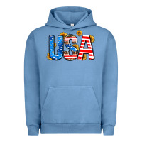 Pigment Pebble Blue usa sunflower Urban Hoodie - AdoDesignShop