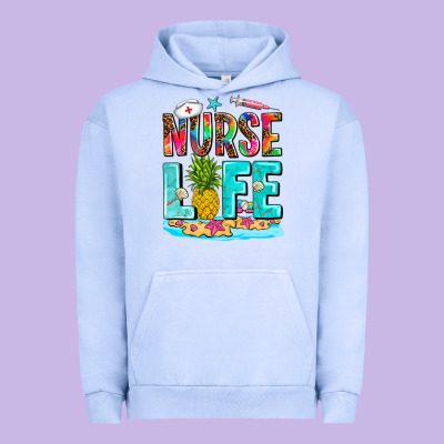 Nurse Life Summer Urban Hoodie Designed By Adodesignshop