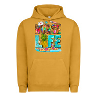 Pigment Peanut Butter nurse life summer Urban Hoodie - AdoDesignShop
