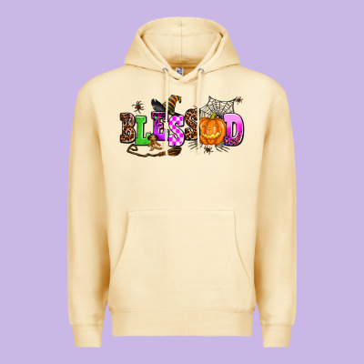 Halloween Blessed Premium Hoodie Designed By Adodesignshop