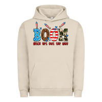 Pigment French Oak boom bitch get out the way Urban Hoodie - AdoDesignShop