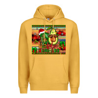 Mustard feliz navocado Premium Hoodie - JahusDesignShop