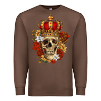 Chestnut Skull King Premium Sweatshirt - RanaPortraitStore