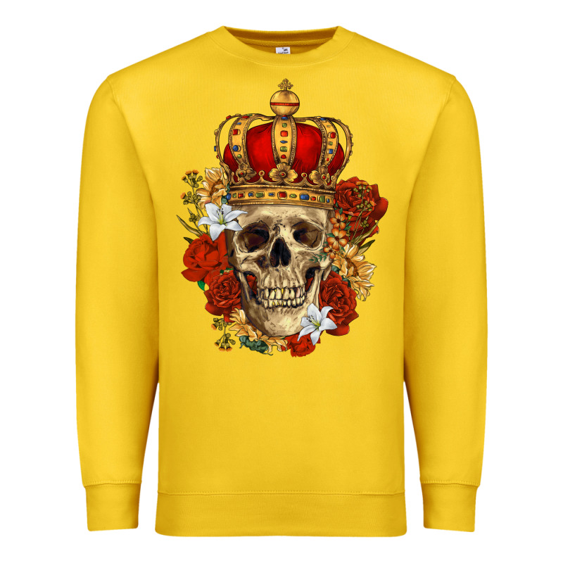 Skull King Premium Sweatshirt by RanaPortraitStore | Teevron
