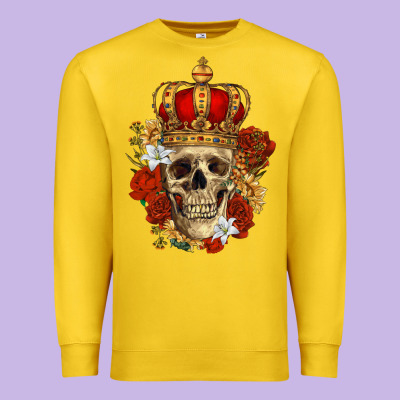Premium Sweatshirt Skull King