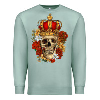Seafoam Skull King Premium Sweatshirt - RanaPortraitStore