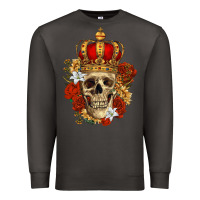 Smoke Skull King Premium Sweatshirt - RanaPortraitStore