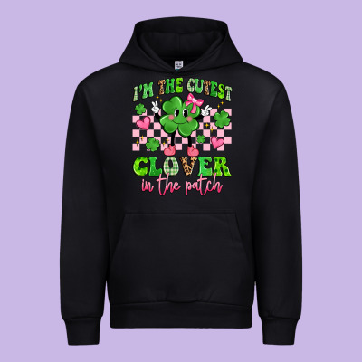 I'm The Cutest Clover In The Patch Urban Hoodie Designed By Artiststas
