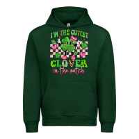 Forest Green i'm the cutest clover in the patch Urban Hoodie - Artiststas