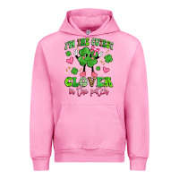 Fuchsia Pink i'm the cutest clover in the patch Urban Hoodie - Artiststas