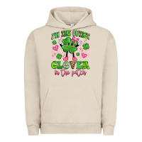 Pigment French Oak i'm the cutest clover in the patch Urban Hoodie - Artiststas