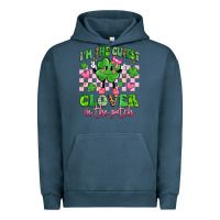 Pigment Midnight Navy i'm the cutest clover in the patch Urban Hoodie - Artiststas