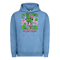 Pigment Pebble Blue i'm the cutest clover in the patch Urban Hoodie - Artiststas