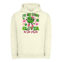 Pigment Pistachio i'm the cutest clover in the patch Urban Hoodie - Artiststas