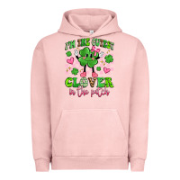 Pigment Salmon i'm the cutest clover in the patch Urban Hoodie - Artiststas